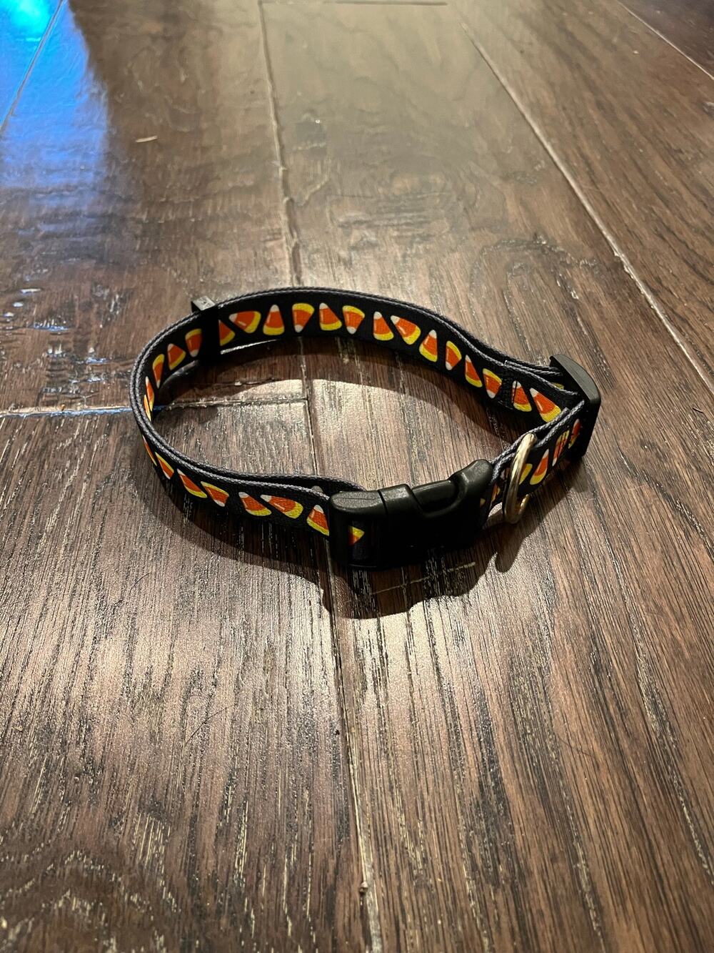 Candy Corn Halloween Collar Large Dog